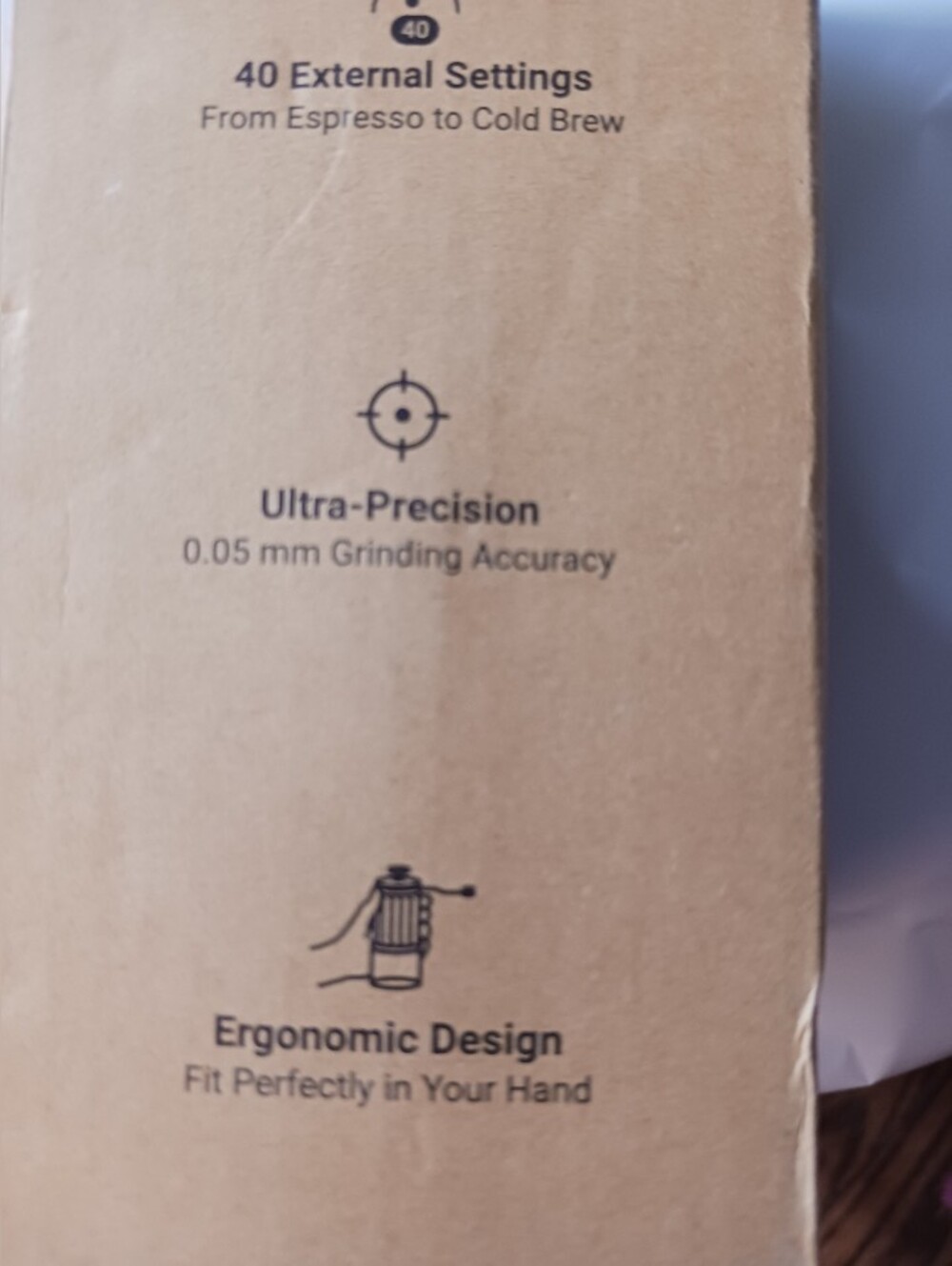 Ceving Mega 60 Manual Coffee Grinder, Stainless Steel Burr, 40 Settings New - Picture 10 of 14